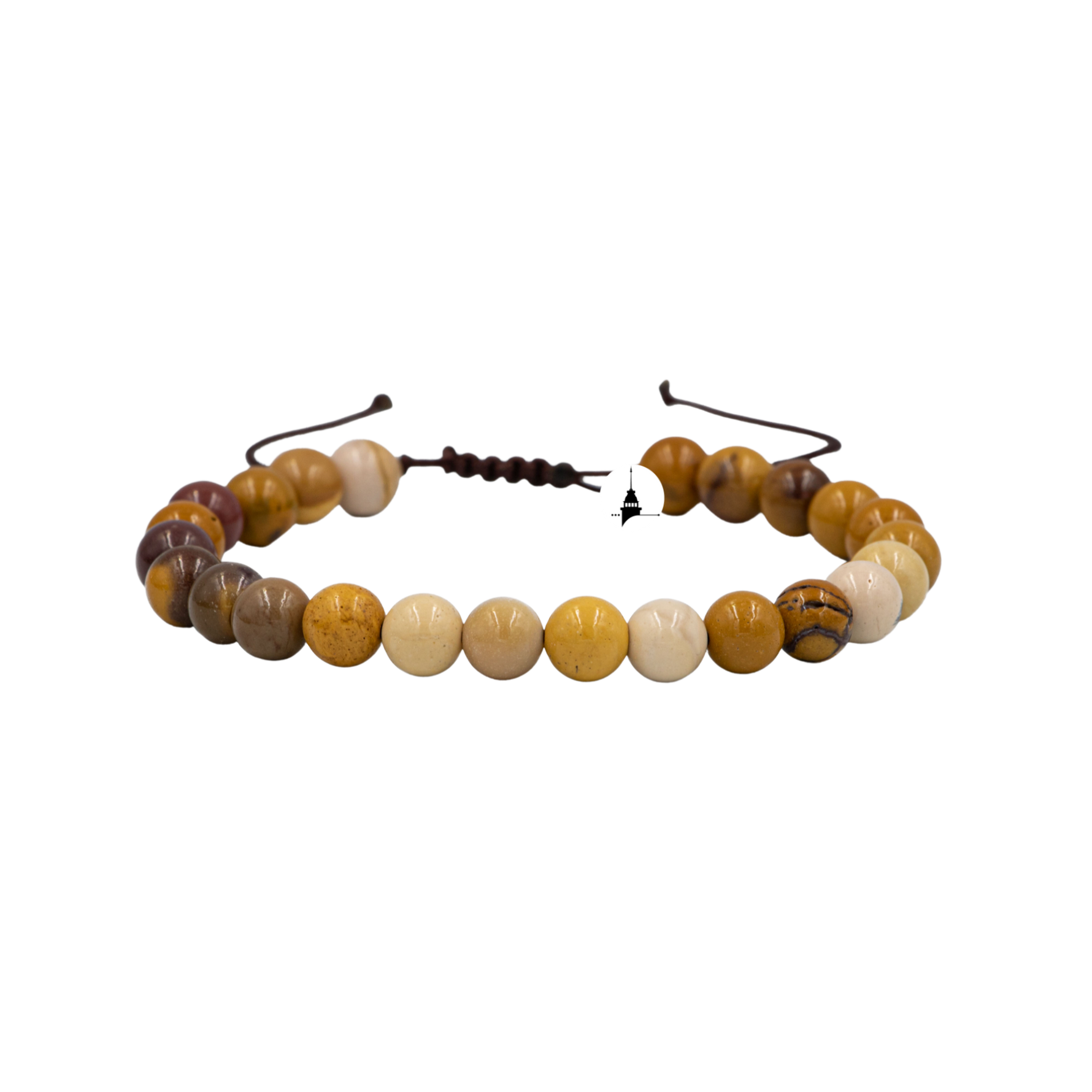 Jasper 6mm Merdiven Kapama Doğal Taş Bileklik