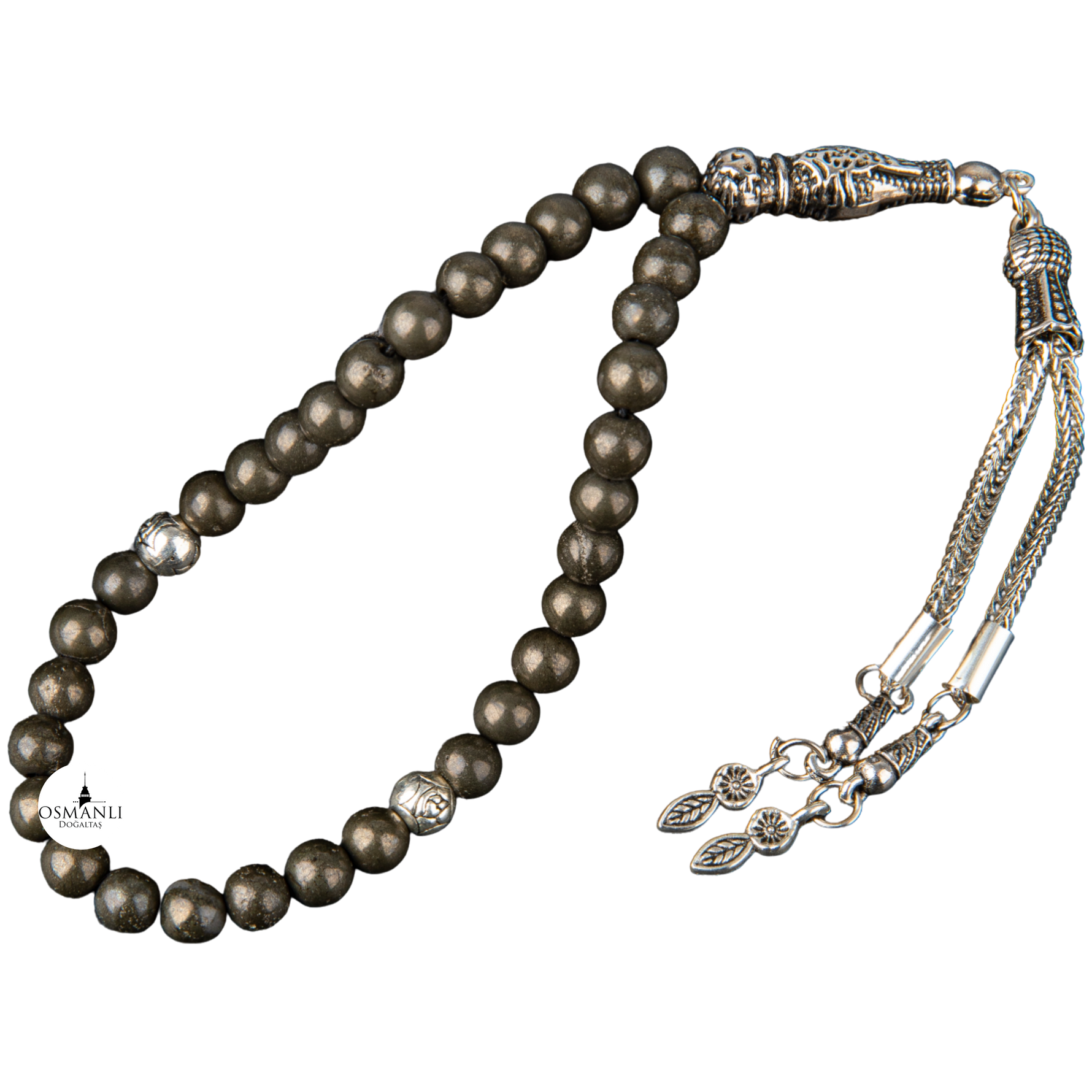 Pirit Doğal Taş Tesbih 33lük - 6mm