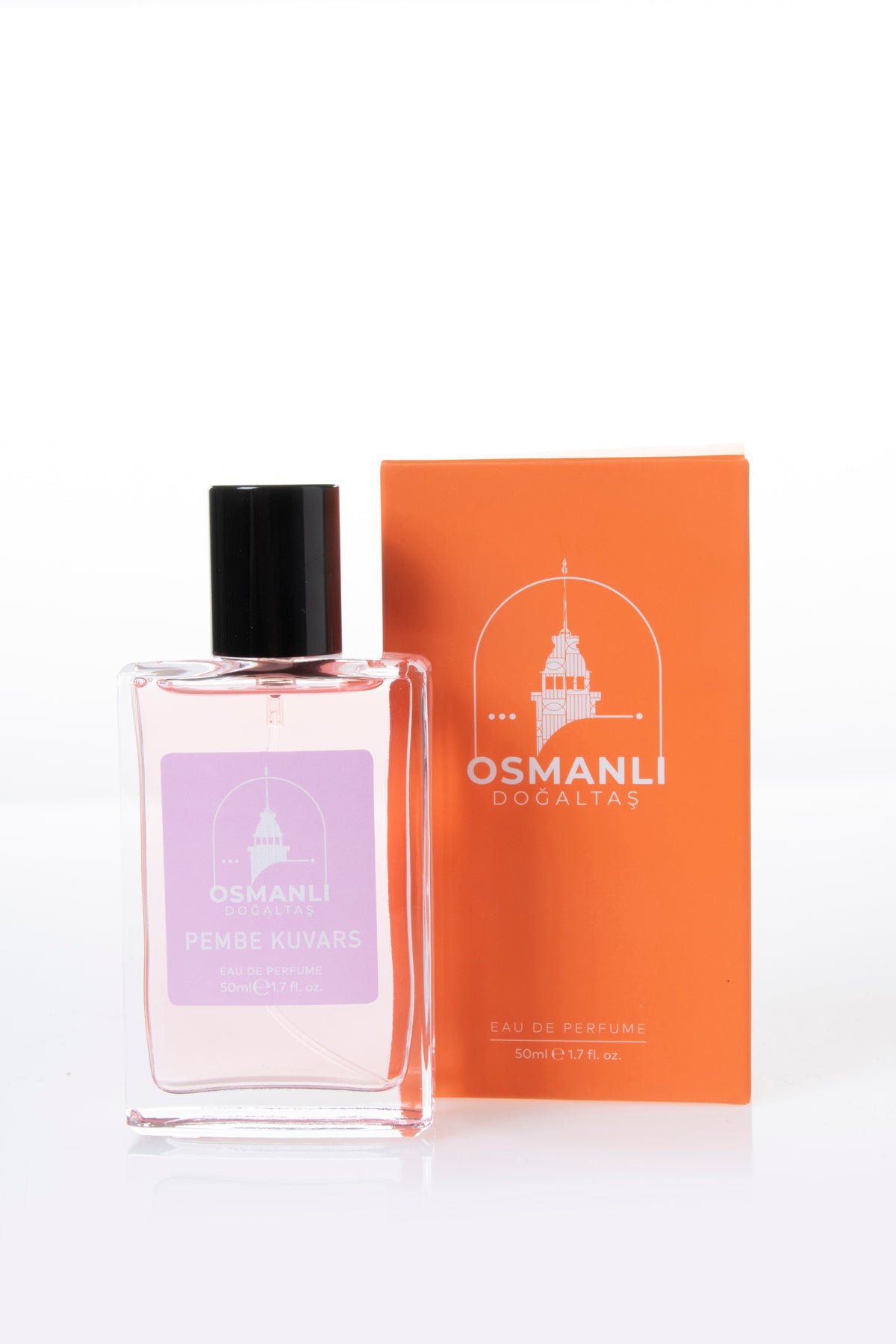 Osmanlı Doğal Taş Pembe Kuvars Parfüm 50 ml
