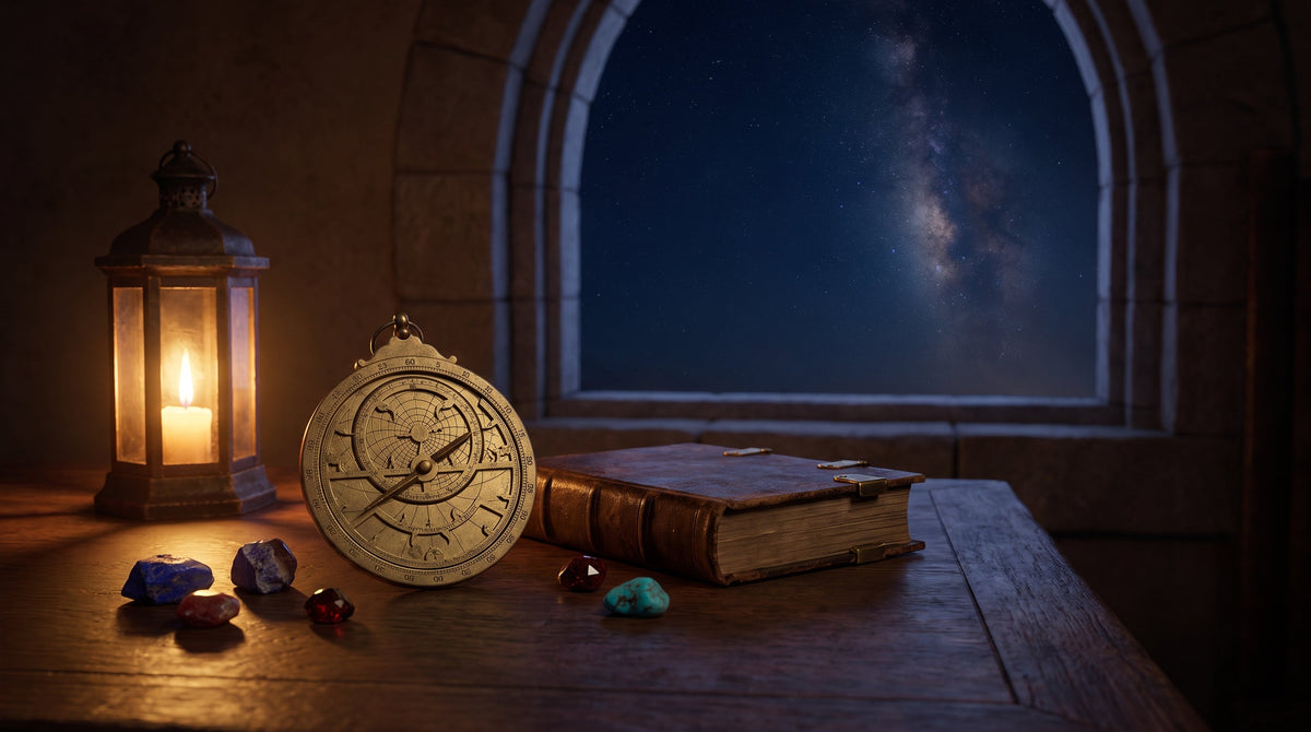 Usturlap, kitap ve yıldızlı gökyüzü — ilm-i nücûm