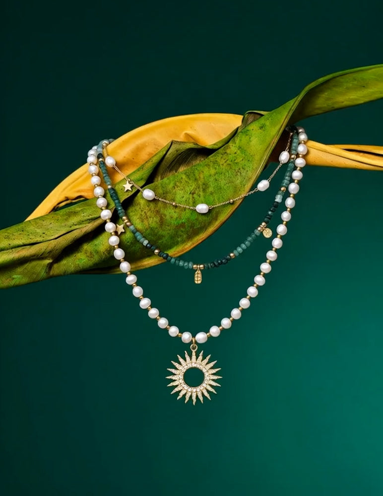 Kadın Doğal Taş Kolye