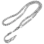 Kristal Kuvars Doğal Taş Tesbih 99luk - 6mm