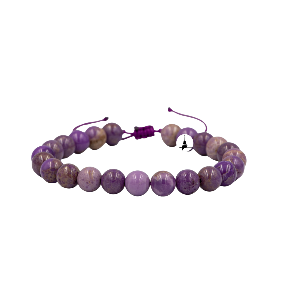 Fosfosiderit 8mm Merdiven Kapama Doğal Taş Bileklik