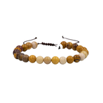 Jasper 6mm Merdiven Kapama Doğal Taş Bileklik