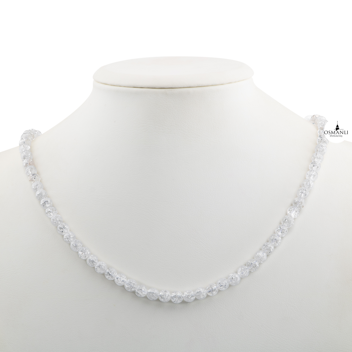 Necef 6 mm Dizi Doğal Taş Kolye