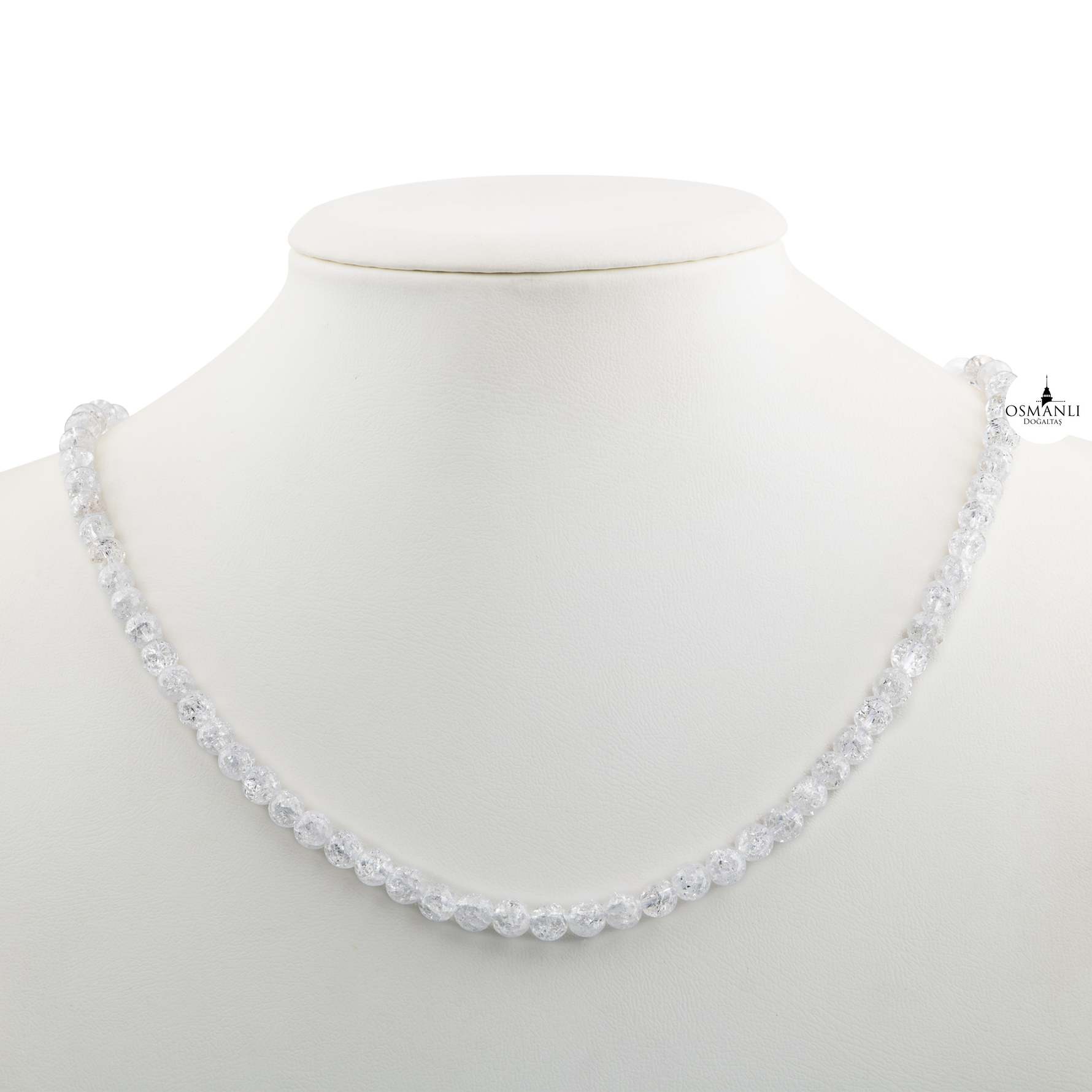 Necef 6 mm Dizi Doğal Taş Kolye