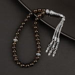 Dumanlı Kuvars Doğal Taş Tesbih 33lük - 8mm