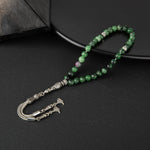 Anyolit Doğal Taş Tesbih 33lük - 6mm