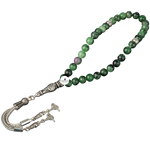 Anyolit Doğal Taş Tesbih 33lük - 6mm