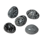Karlı Obsidyen Doğal Taş Tımbıl El Taşı