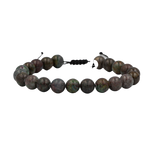 Ruby Kiyanit 8mm Merdiven Kapama Doğal Taş Bileklik