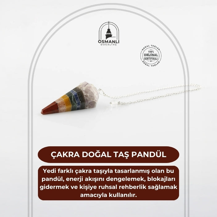 Çakra Doğal Taş Pandül