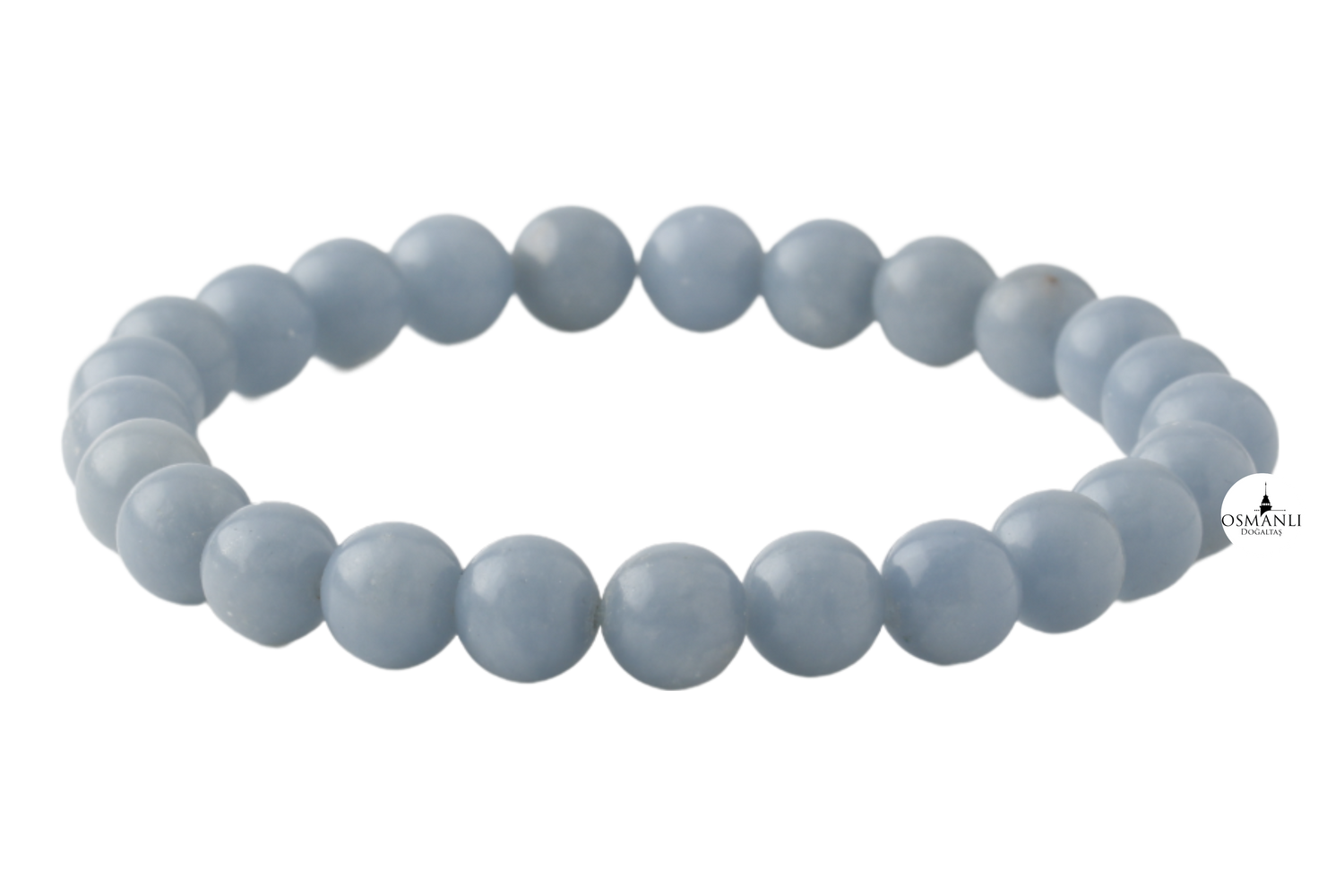 Anjelit 8mm Doğal Taş Bileklik