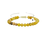 Opal Sarı 6mm Merdiven Kapama Doğal Taş Bileklik