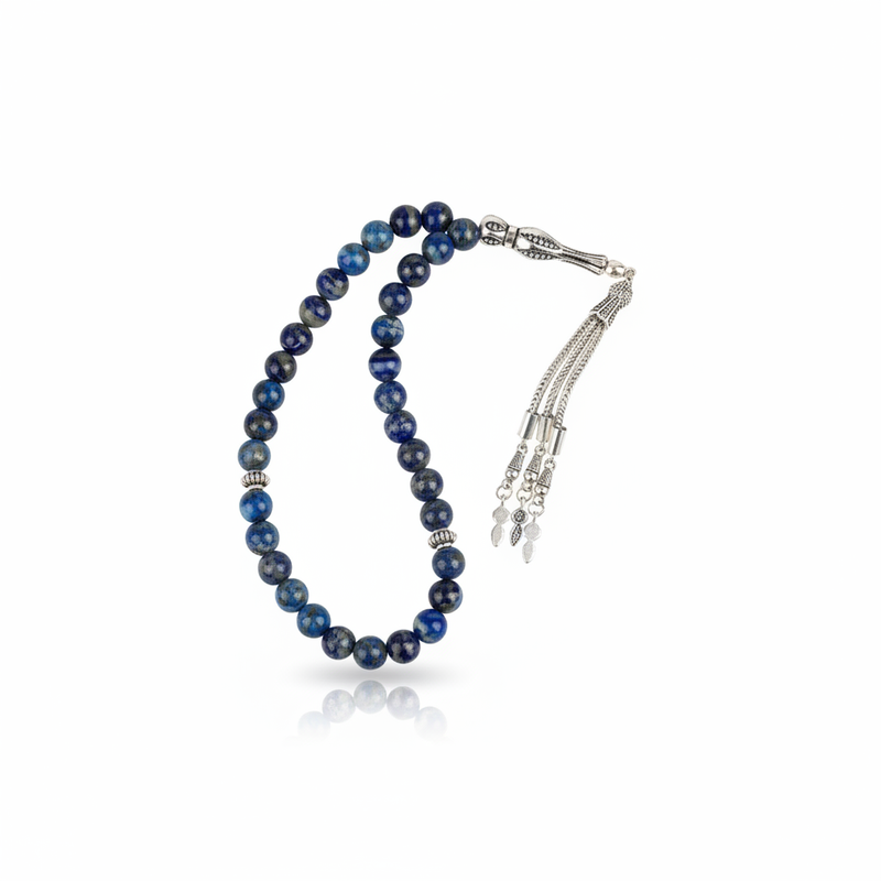 Lapis Lazuli Doğal Taş Tesbih 33lük - 8mm