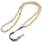 Aragonit Doğal Taş Tesbih 99luk - 6mm