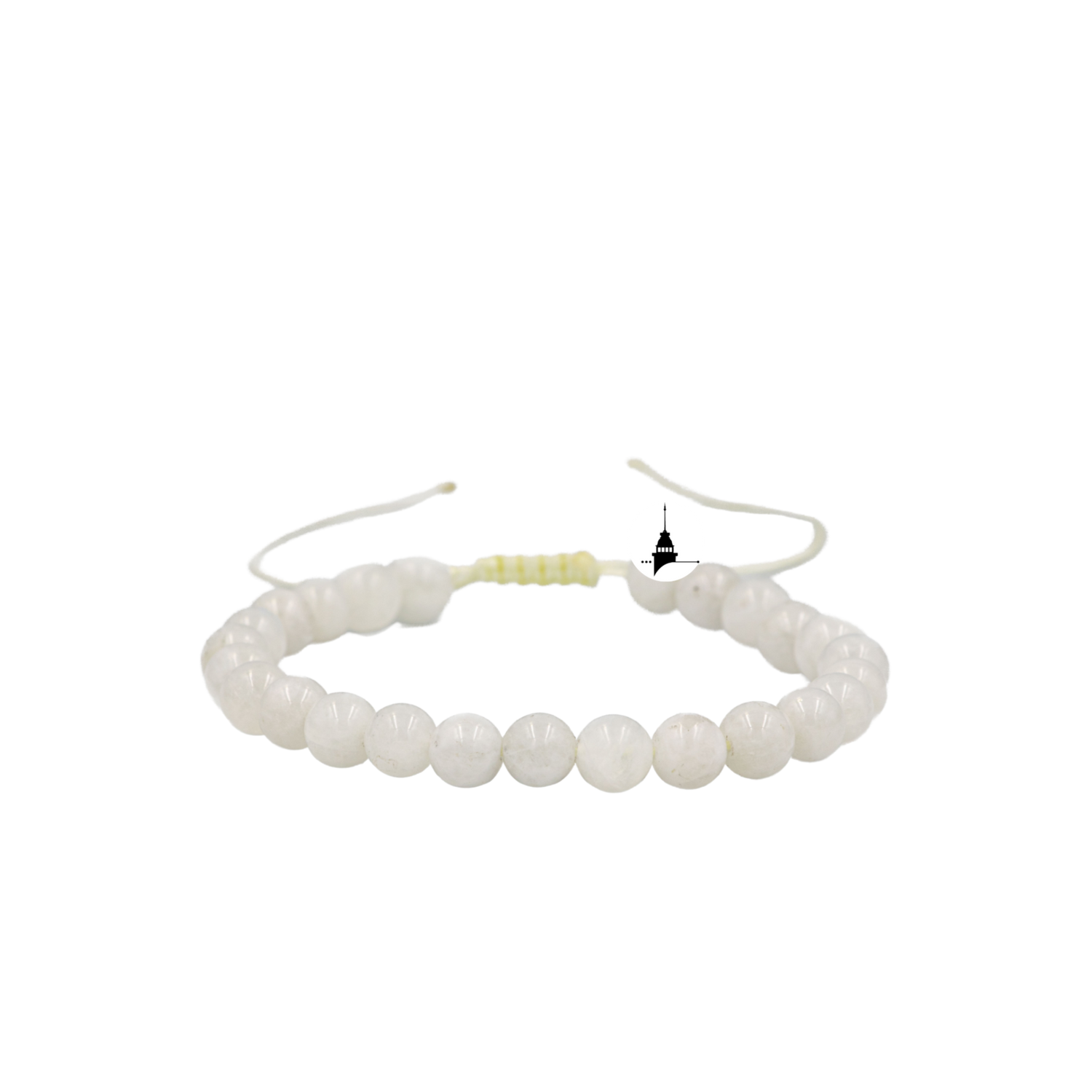 Ay Taşı 6mm Merdiven Kapama Doğal Taş Bileklik