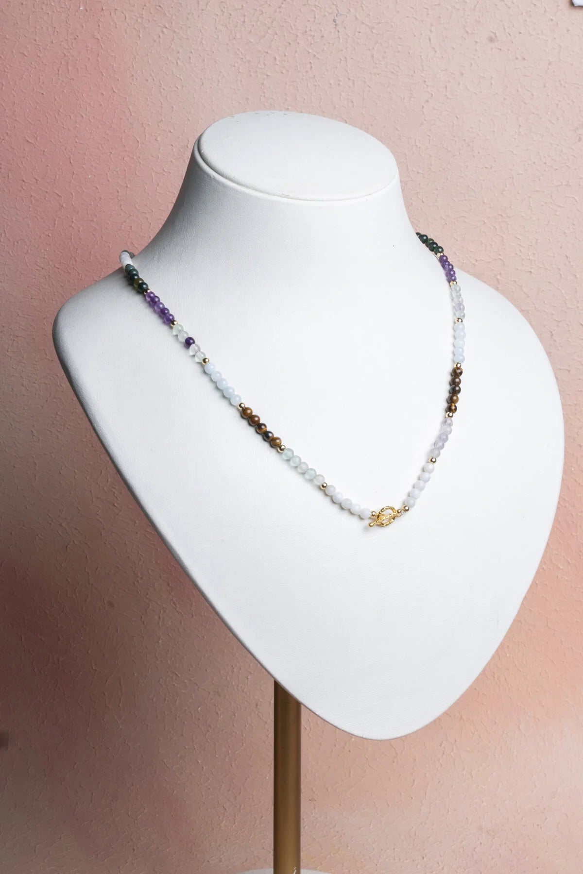 Sertifikalı Yengeç Burcu Doğal Taş Kolye