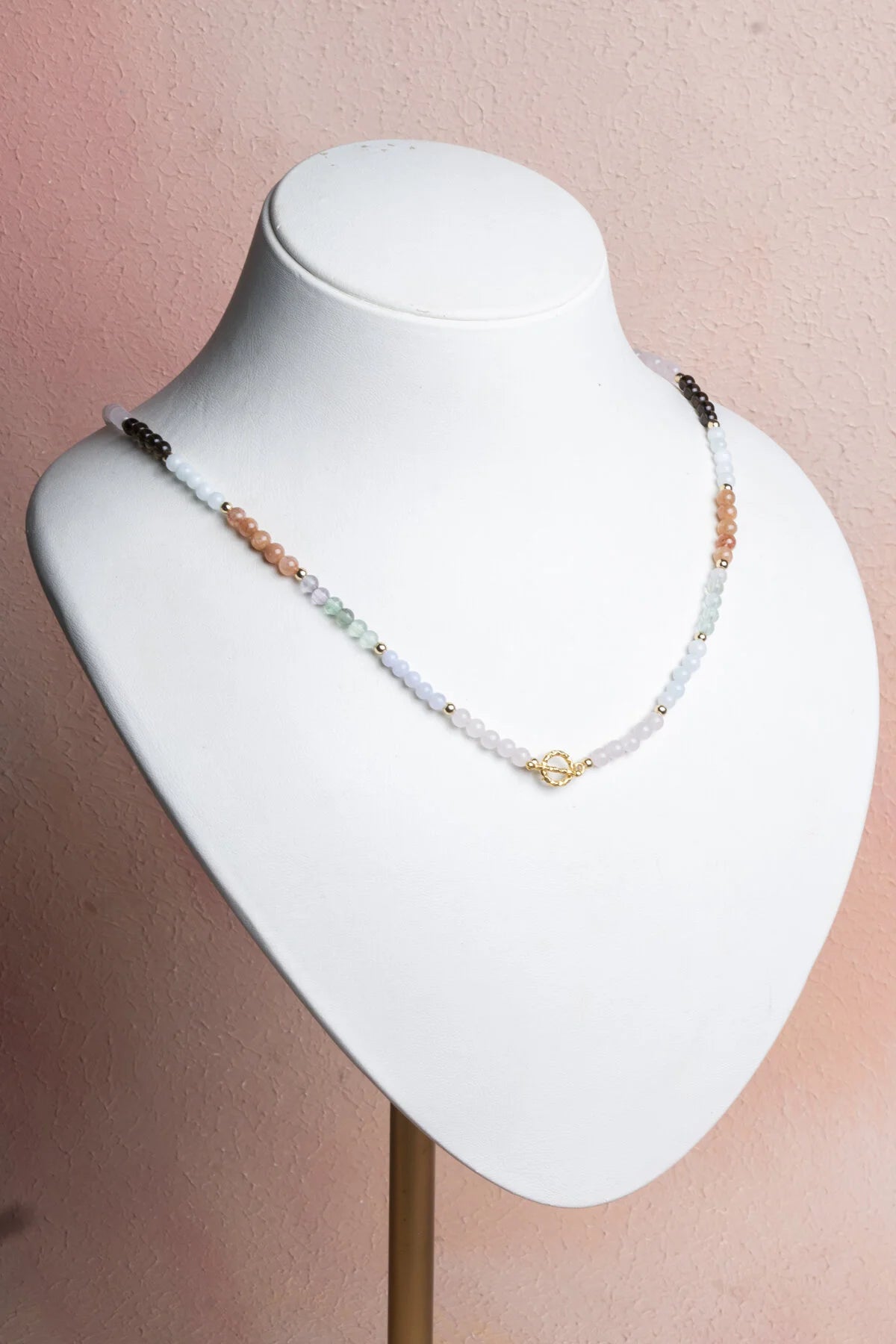 Sertifikalı Başak Burcu Doğal Taş Kolye