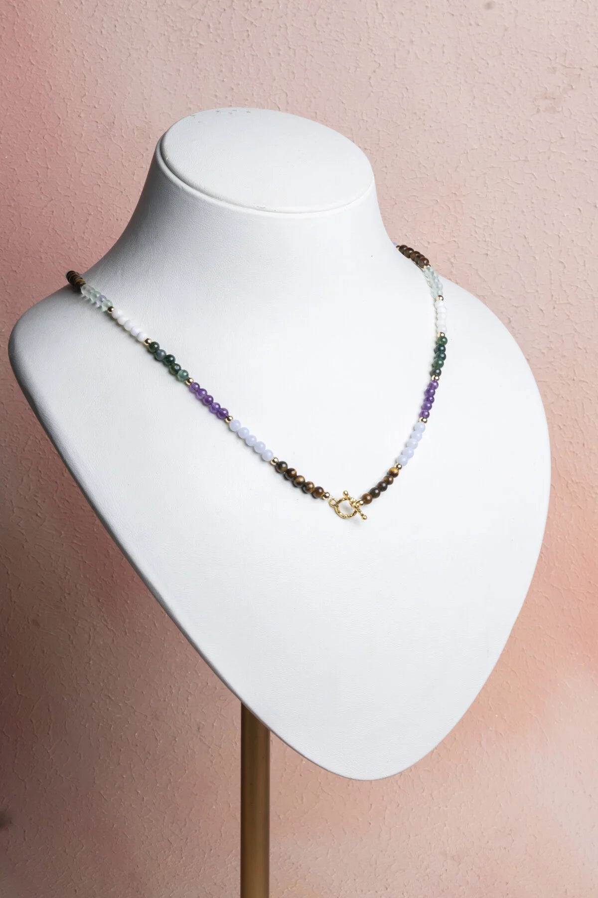 Sertifikalı Balık Burcu Doğal Taş Kolye