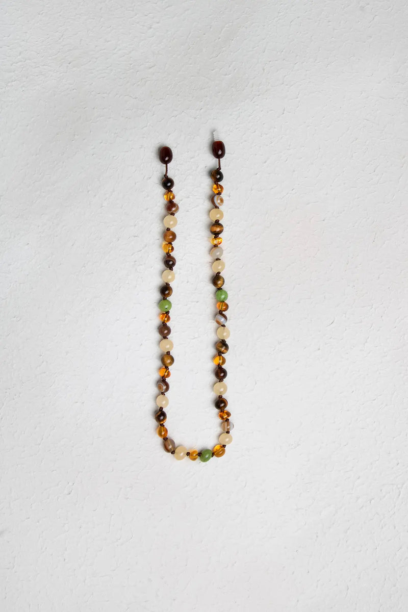 Sertifikalı Bebek Doğal Taş Kolye (33-35 CM)