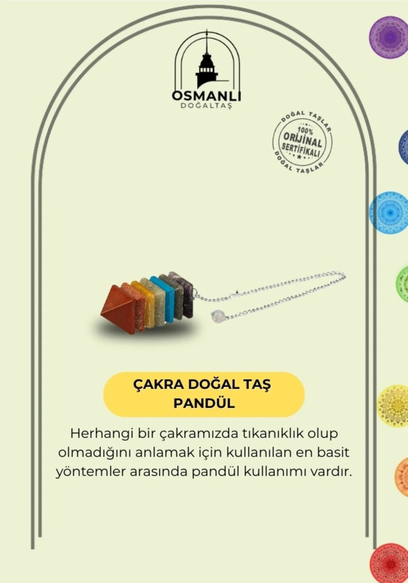 Çakra Doğal Taş Pandül