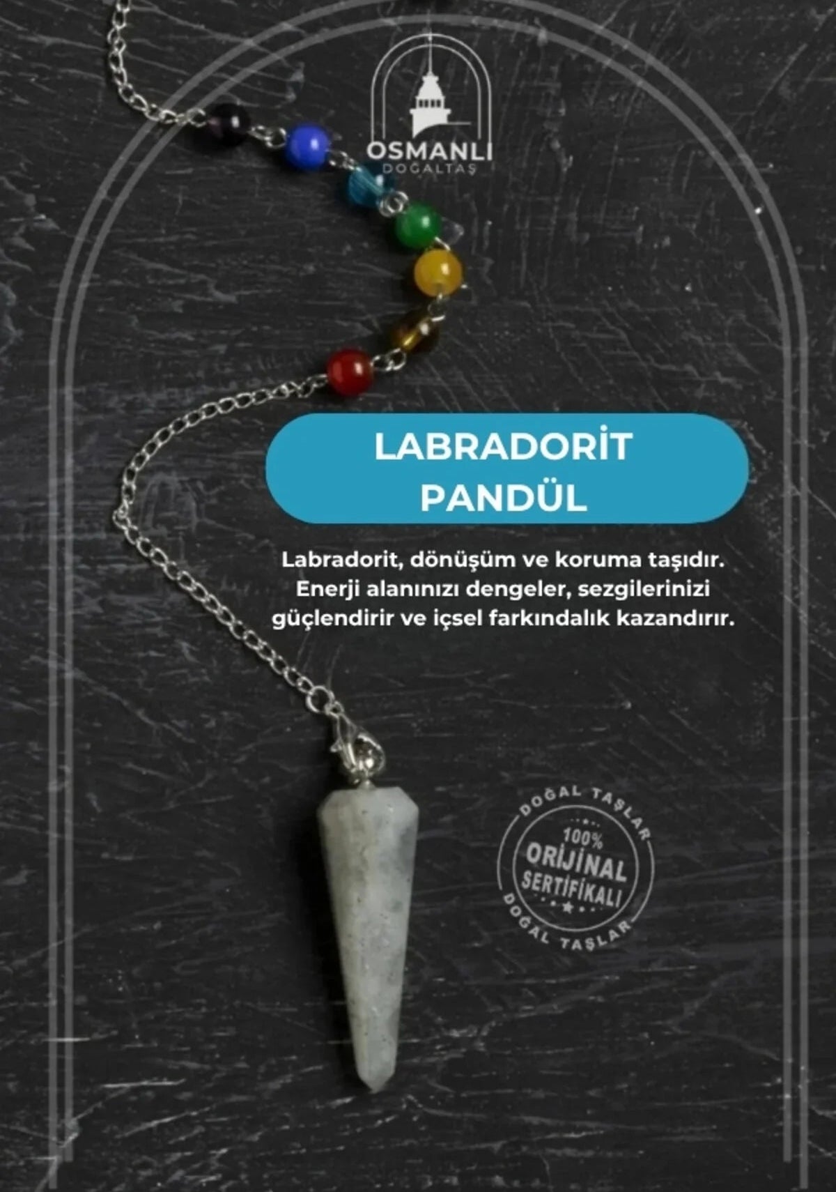 Ay Taşı Doğal Taş Pandül