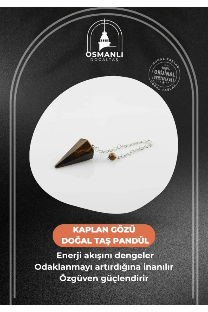 Kaplan Gözü Doğal Taş Pandül