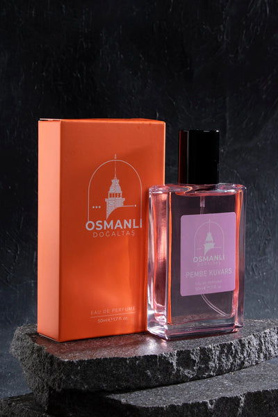 Osmanlı Doğal Taş Pembe Kuvars Parfüm 50 ml
