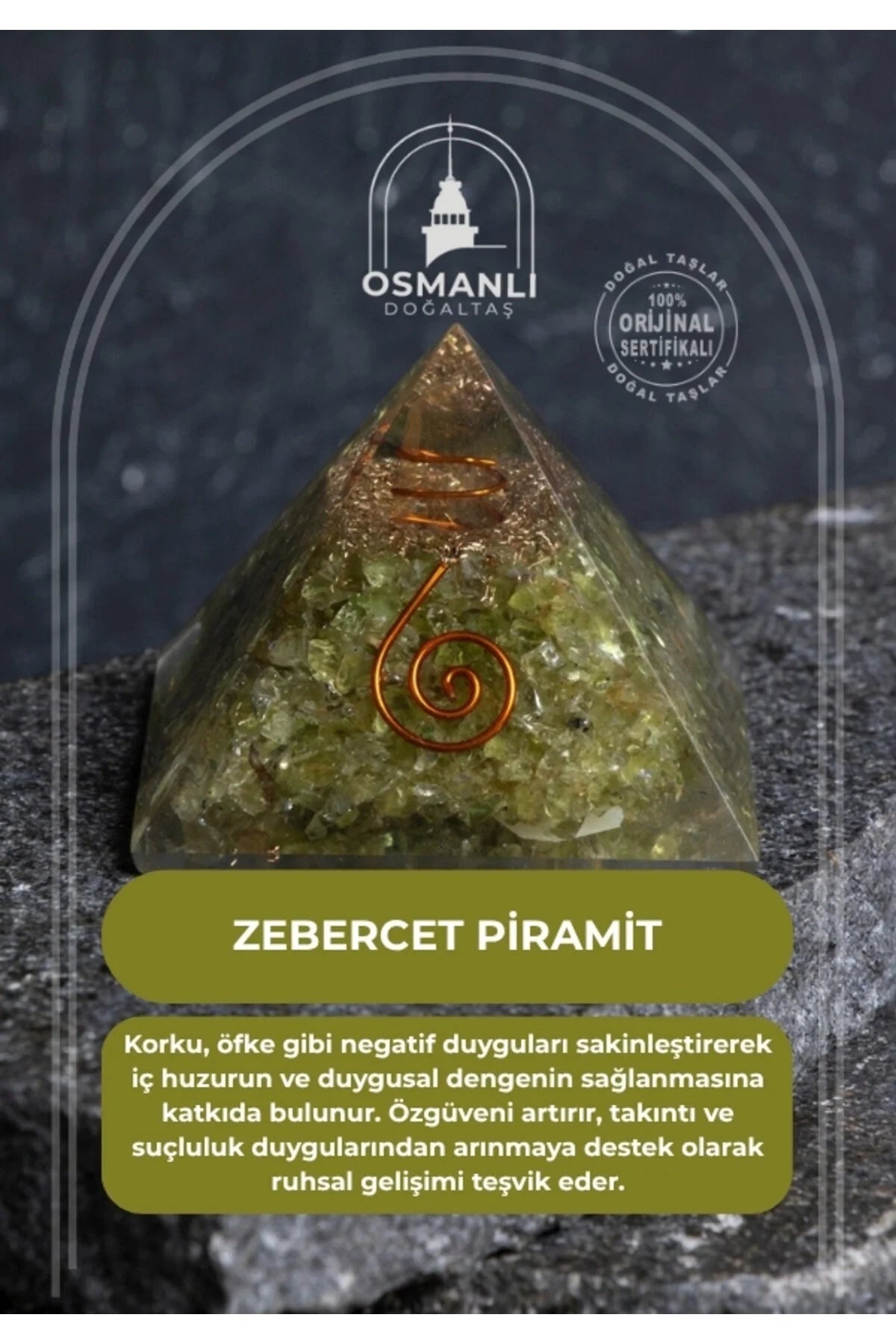 Sertifikalı Zebercet Piramit