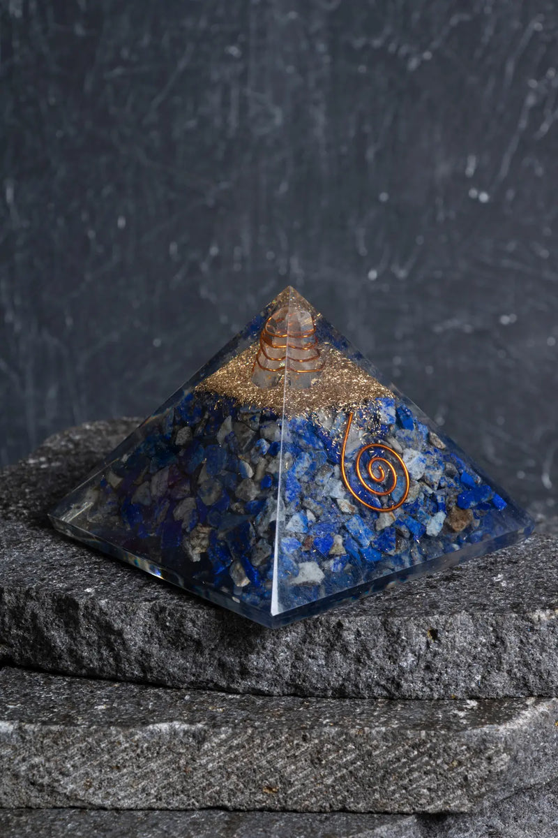 Sertifikalı Lapis lazuli Piramit