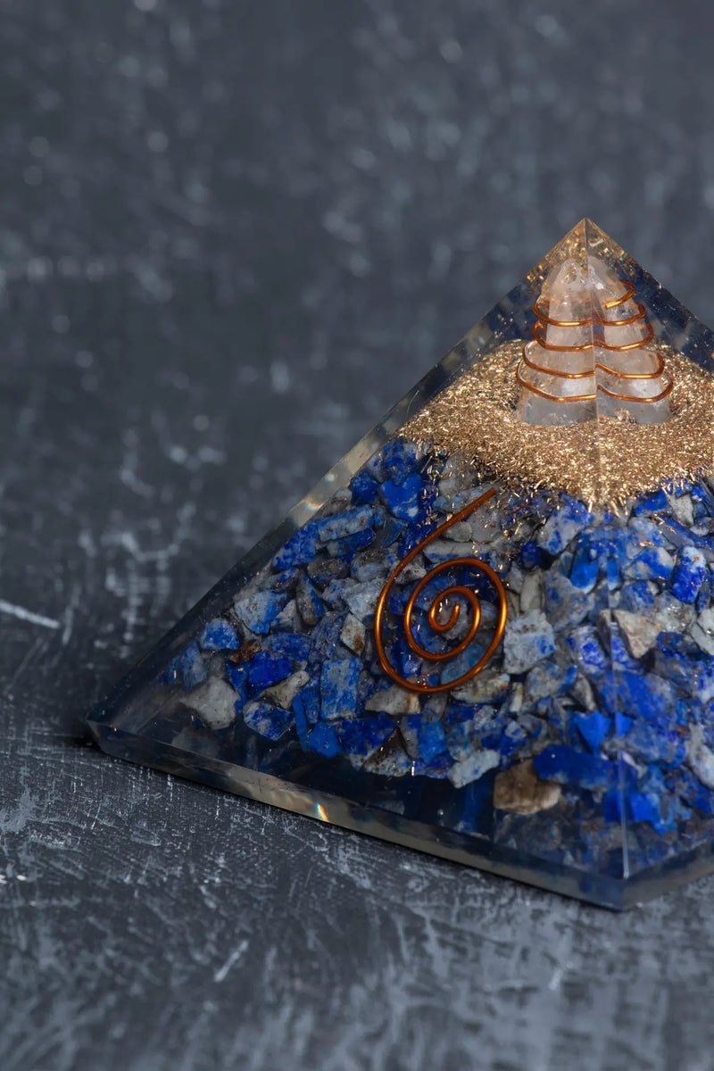 Sertifikalı Lapis lazuli Piramit