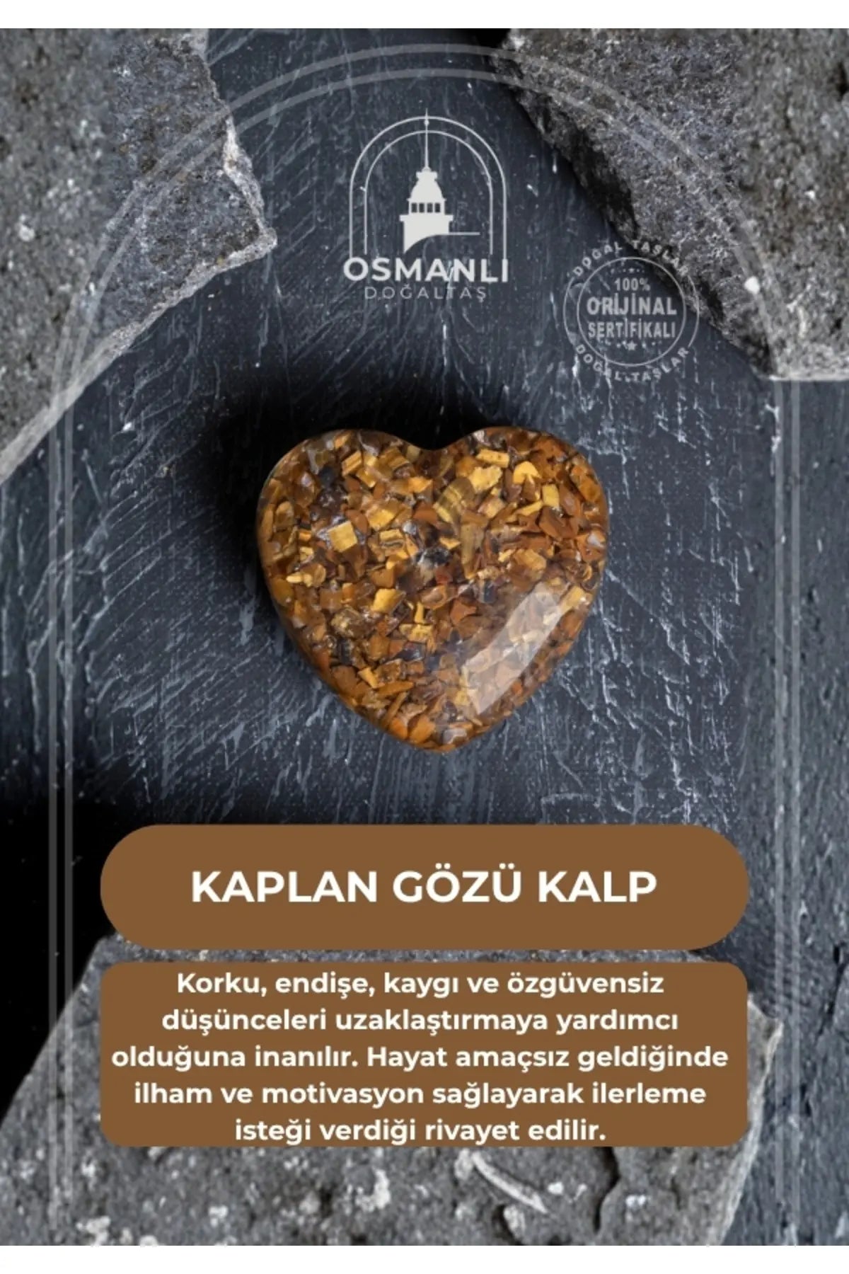 Sertfikalı Kaplan Gözü Kalp