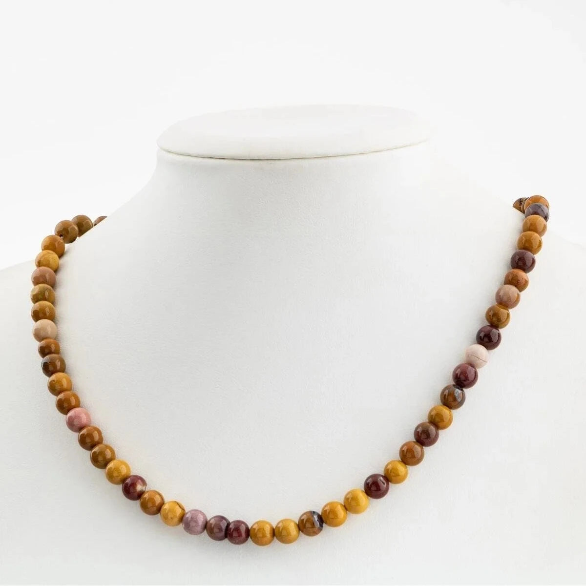 Jasper 6 mm Dizi Doğal Taş Kolye