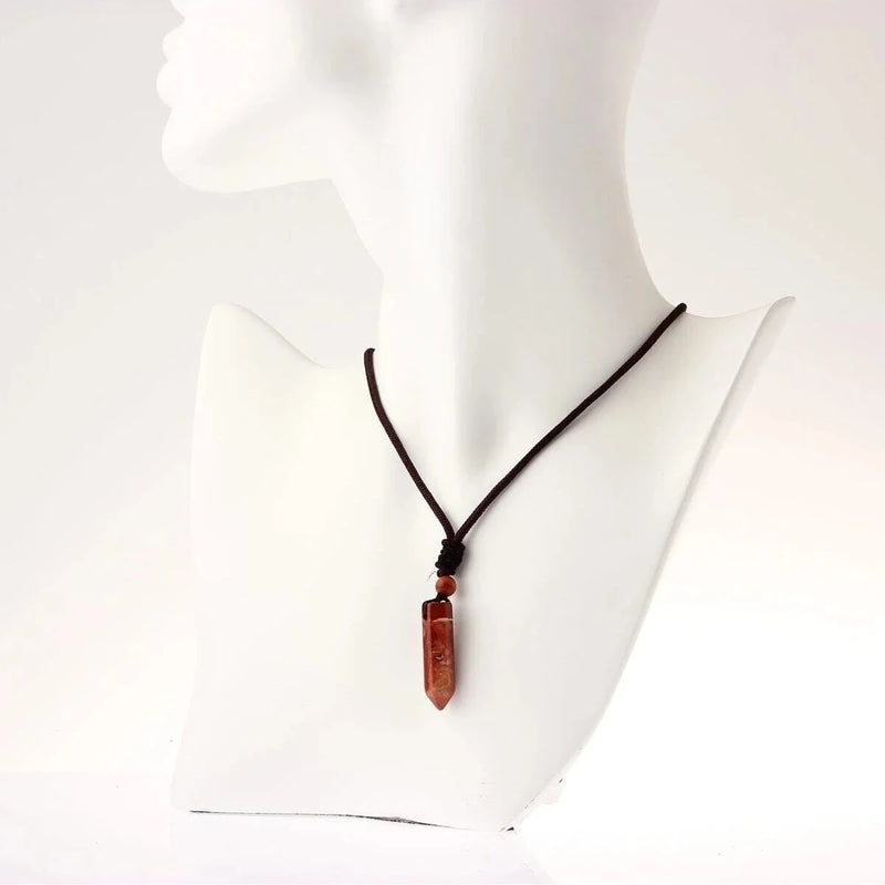 Jasper Doğal Taş Kolye Ucu 3cm