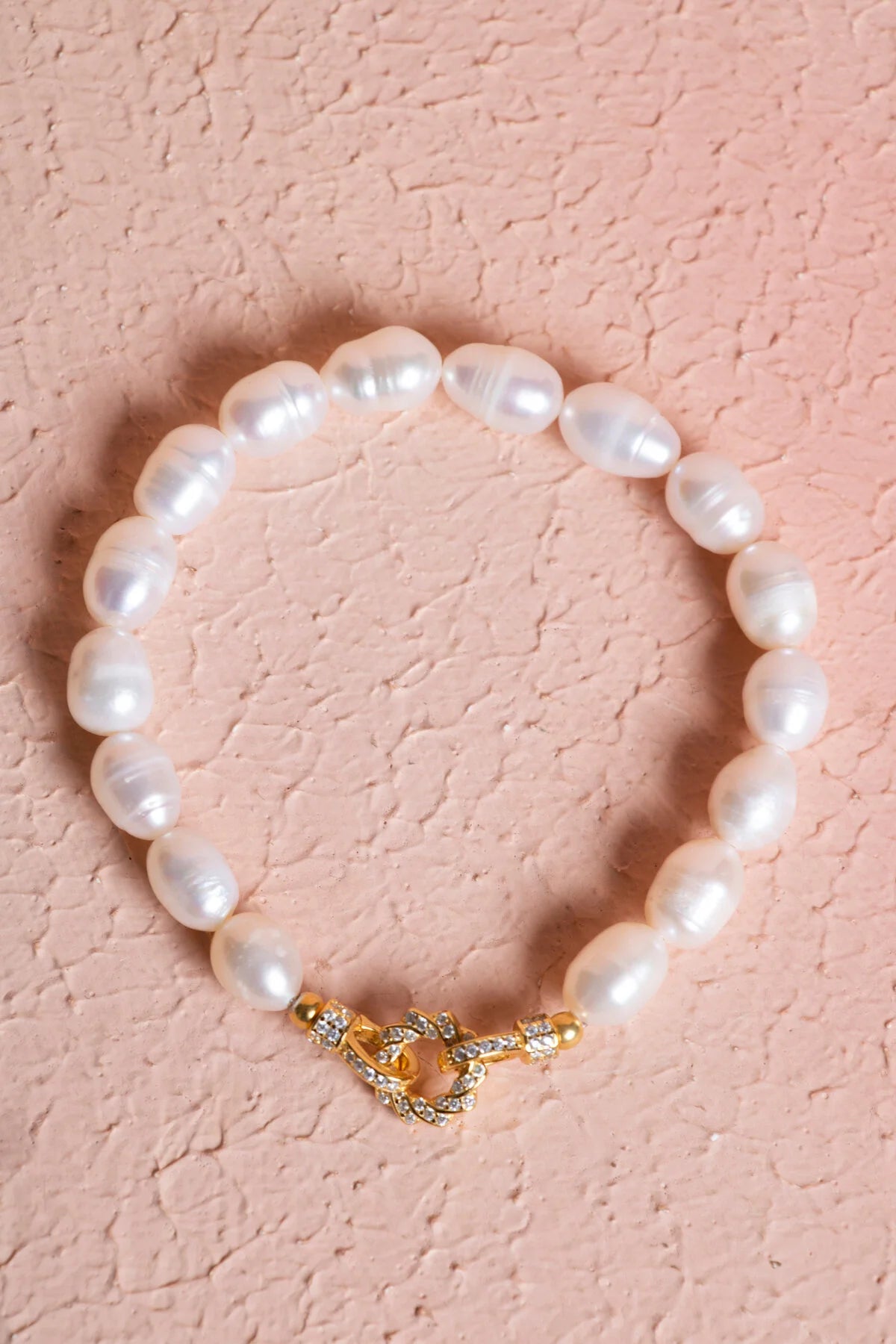 Sertifikalı İnci Misinalı Gümüş Aparatlı Doğal Taş Bileklik (SK:055)