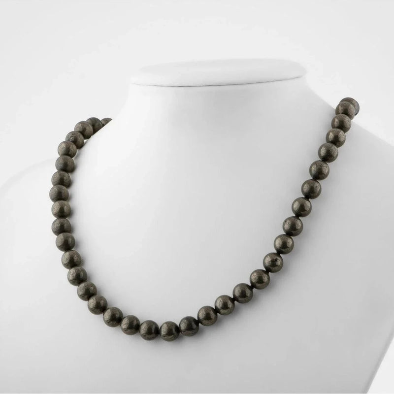 Pirit 8 mm Düğümlü Doğal Taş Kolye