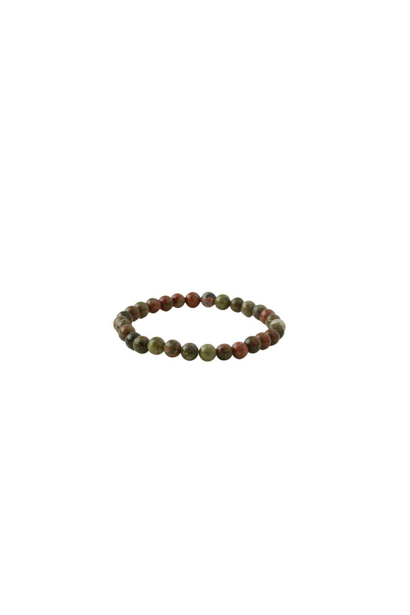 Unakit 6mm Doğal Taş Bileklik