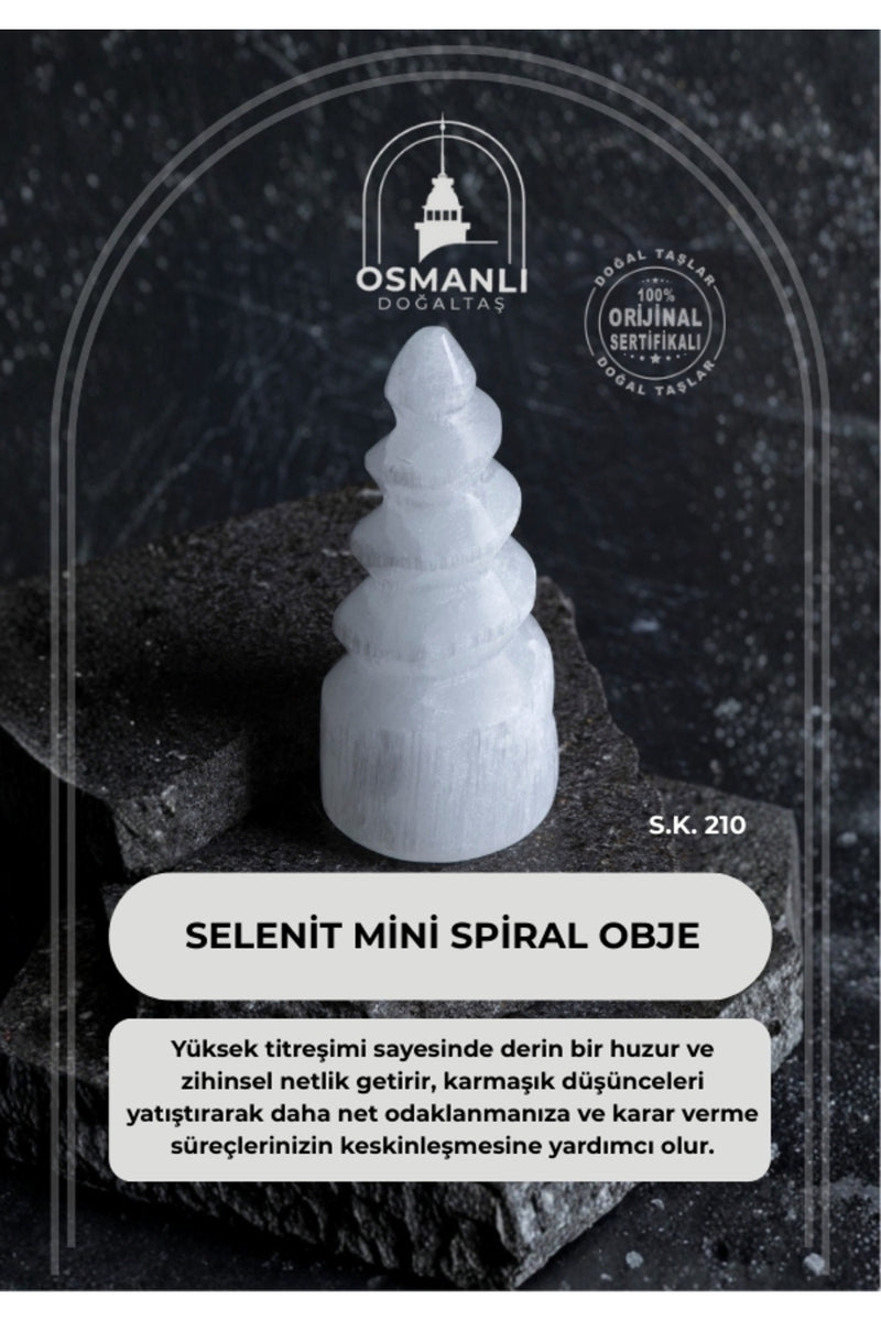 Selenit Mini Spiral Obje (S.K. 210)