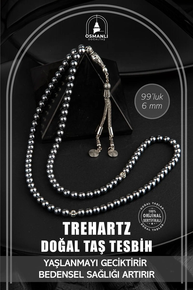 Trehartz Doğal Taş Tesbih 99luk - 6mm