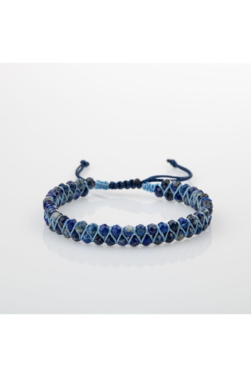 Lapis Lazuli 3-4mm Çift Sıra Doğal Taş Bileklik
