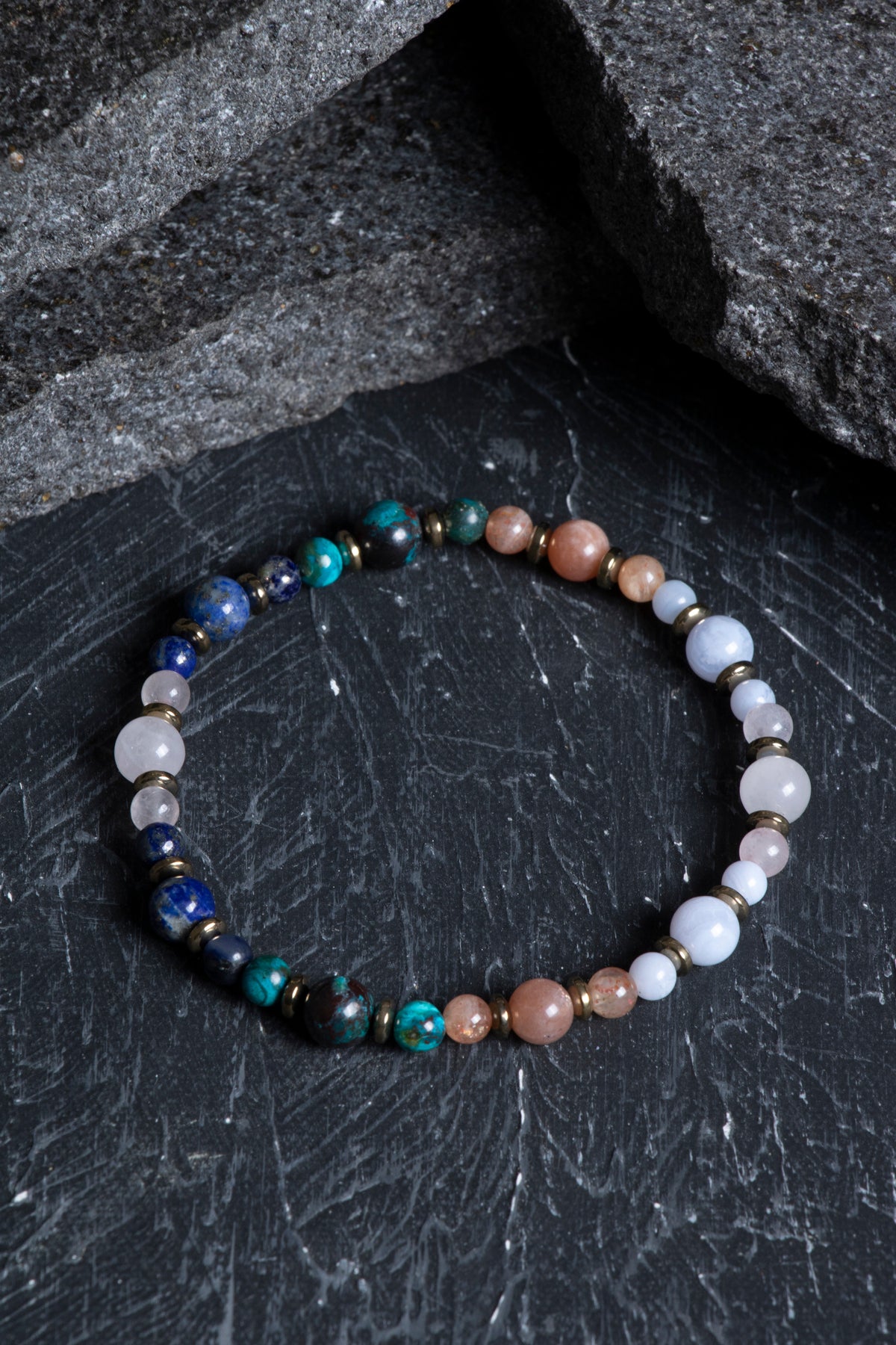 Sertifikalı Terazi Burcu Doğal Taş Bileklik (SK:257)