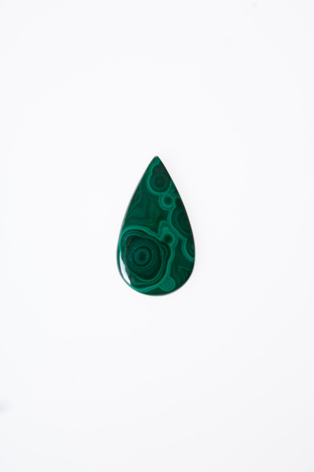 Sertifikalı Damla Malahit Kabaşon (S.K:338)