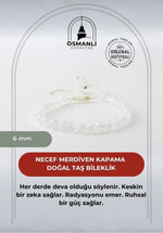 Necef 6mm Merdiven Kapama Doğal Taş Bileklik