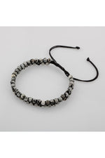 Ay Taşı 3-4mm Çift Sıra Doğal Taş Bileklik