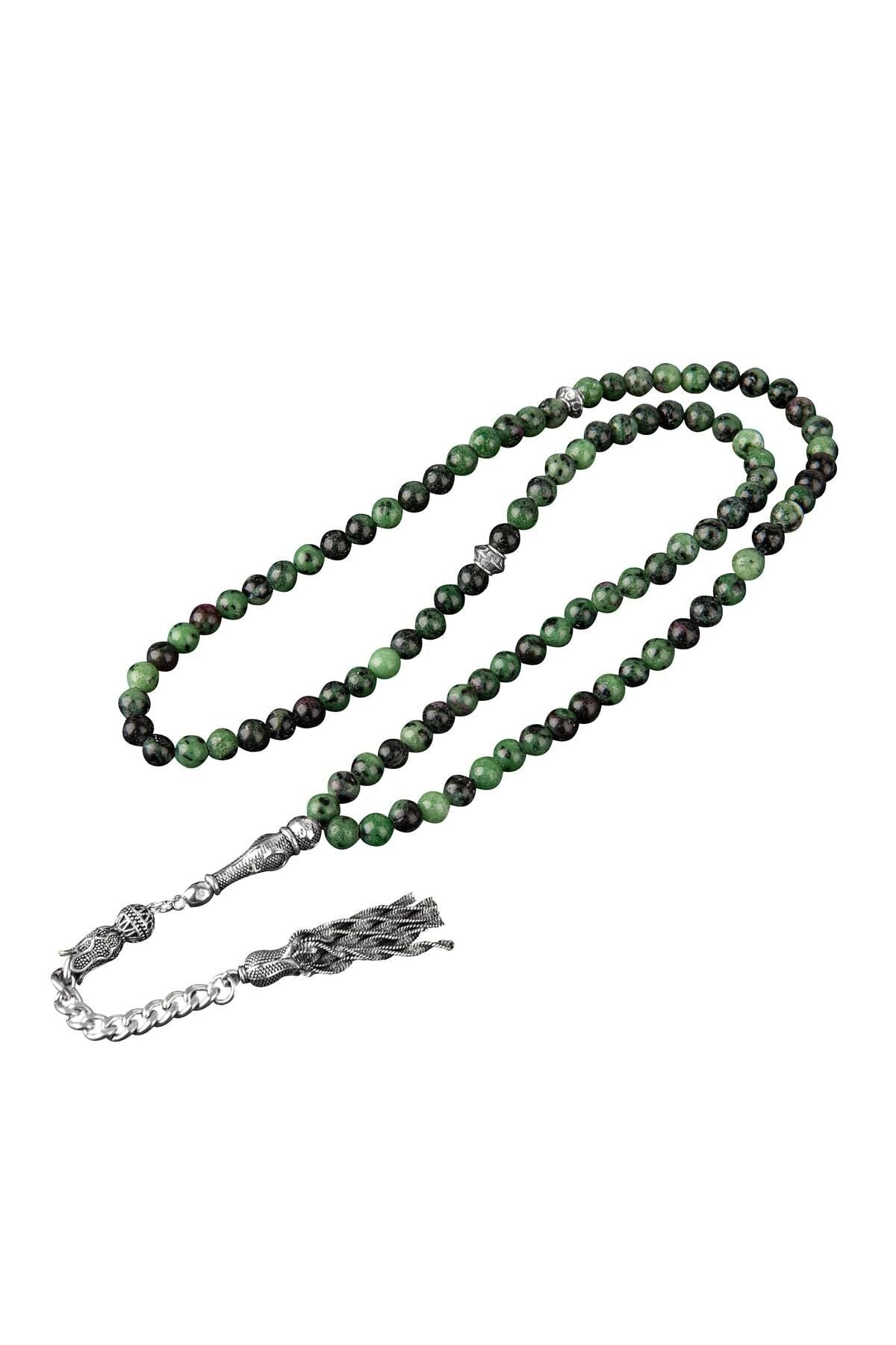 Anyolit Doğal Taş Tesbih 99luk - 6mm