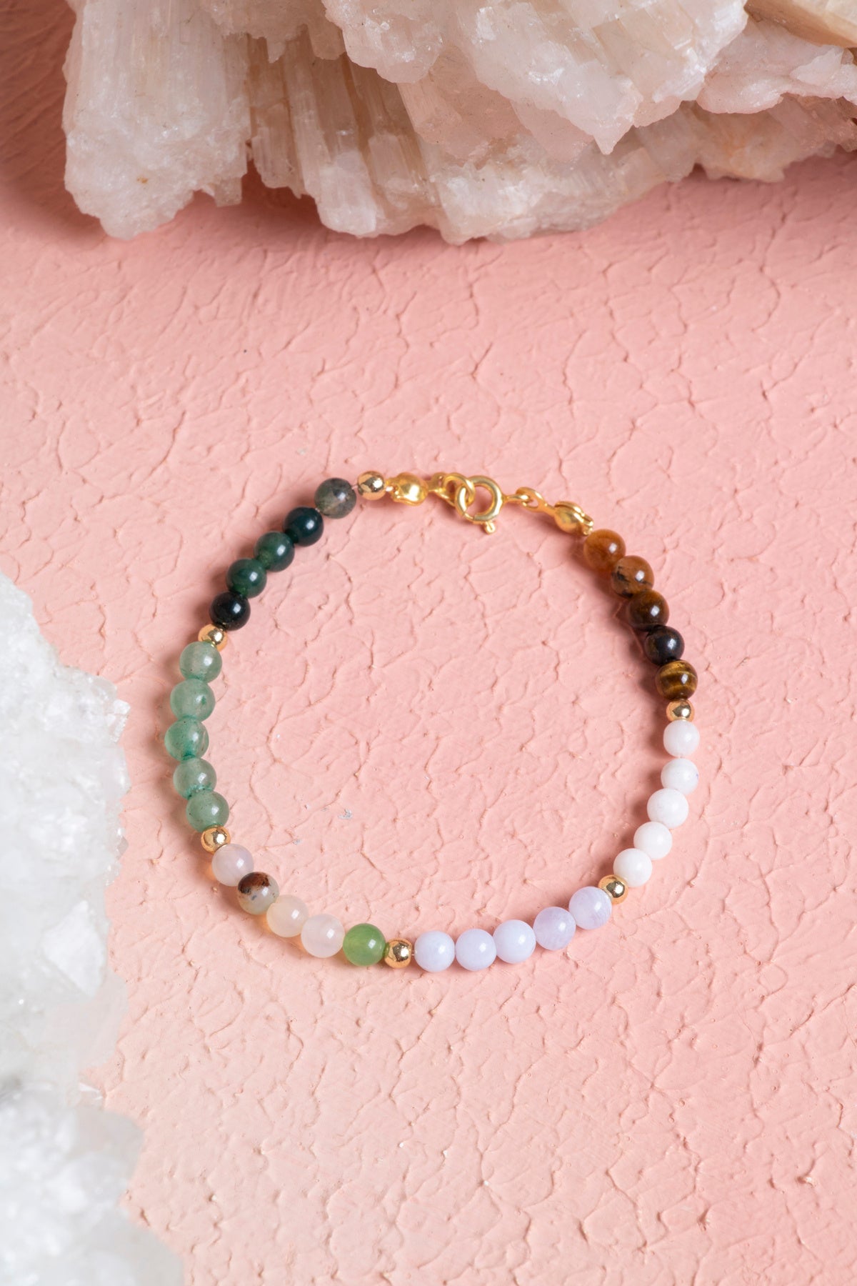 Sertifikalı Yengeç Burcu Doğal Taş Bileklik