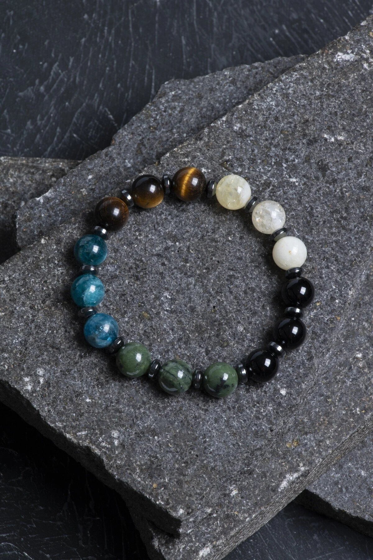 Sertifikalı Burç Doğal Taş Bileklik-Akrep Burcu