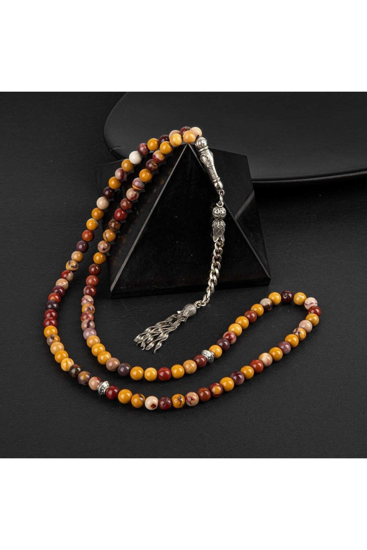 Jasper Doğal Taş Tesbih 99luk - 6mm