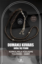 Dumanlı Kuvars Doğal Taş Tesbih 99luk - 6mm